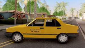 Tofas Sahin Taxi 1999 v2 для GTA San Andreas - вид сбоку