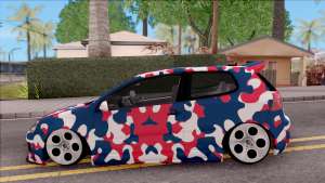 Volkswagen Golf BK GARAGE для GTA San Andreas - вид сбоку