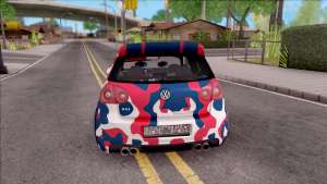 Volkswagen Golf BK GARAGE для GTA San Andreas - вид сзади