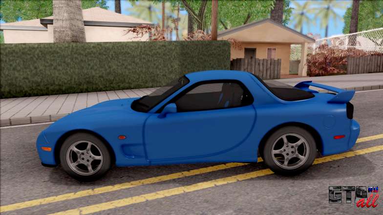 Mazda RX-7 1997 ля GTA San Andreas - вид сбоку