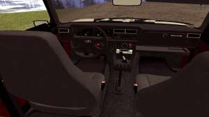 VAZ 2107 GVR V2 для GTA San Andreas - вид изнутри