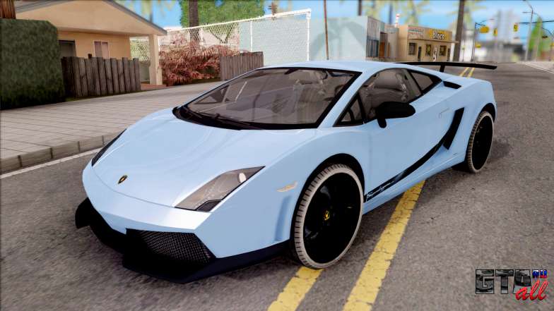 Lamborghini Gallardo Superleggera LP 570-4 для GTA San Andreas - вид спереди