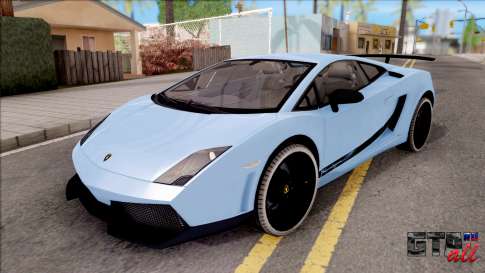 Lamborghini Gallardo Superleggera LP 570-4 для GTA San Andreas - вид спереди