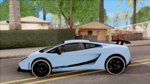 Lamborghini Gallardo Superleggera LP 570-4 для GTA San Andreas - вид сбоку