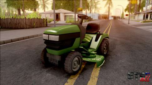 GTA V Jacksheepe Lawn Mower IVF для GTA San Andreas - вид спереди