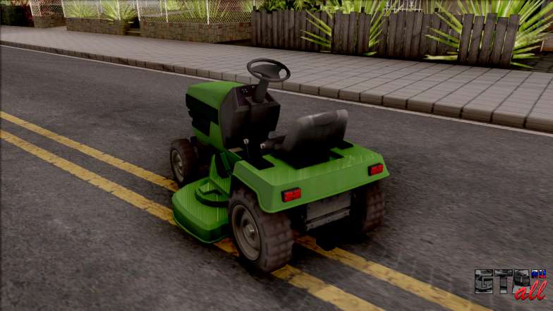 GTA V Jacksheepe Lawn Mower IVF для GTA San Andreas - вид сзади