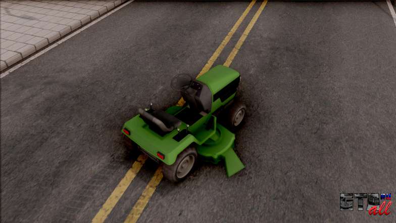 GTA V Jacksheepe Lawn Mower IVF для GTA San Andreas - вид сверху