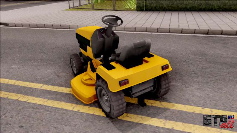 GTA V Jacksheepe Lawn Mower для GTA San Andreas - вид сзади