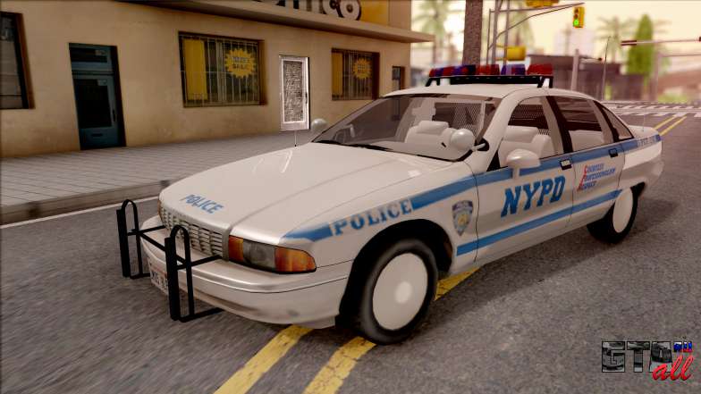 Chevrolet Caprice Police NYPD для GTA San Andreas - вид спереди