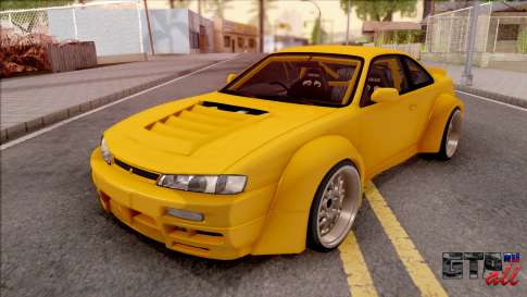 Nissan 200SX Rocket Bunny для GTA San Andreas - вид спереди