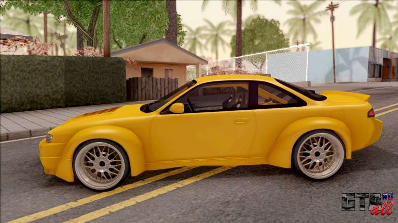 Nissan 200SX Rocket Bunny для GTA San Andreas - вид сбоку