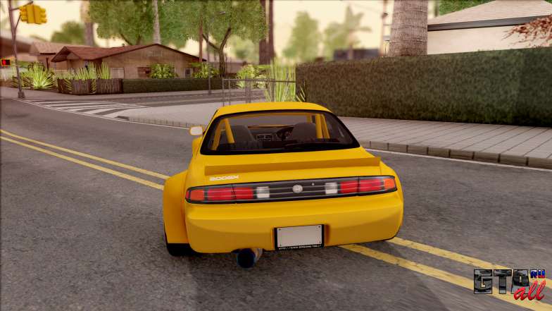 Nissan 200SX Rocket Bunny для GTA San Andreas - вид сзади