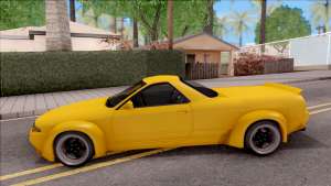 Nissan Skyline R32 Pickup Rocket Bunny для GTA San Andreas - вид сбоку