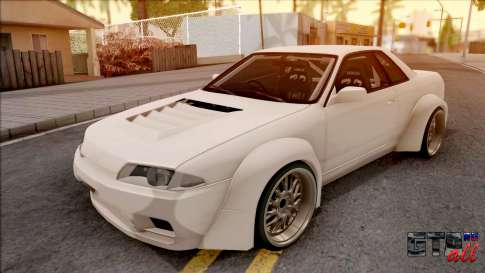 Nissan Skyline R32 Rocket Bunny v3 для GTA San Andreas - вид спереди