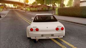 Nissan Skyline R32 Rocket Bunny v3 для GTA San Andreas - вид сзади