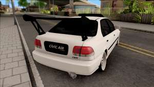 Honda Civic 1.6i ES для GTA San Andreas - вид сзади