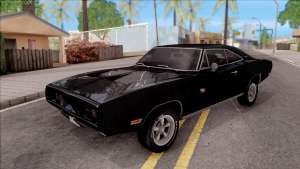 Dodge Charger RT 1970 для GTA San Andreas - вид спереди