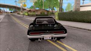 Dodge Charger RT 1970 для GTA San Andreas - вид сзади