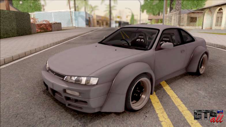 Nissan 200SX Rocket Bunny v3 для GTA San Andreas - вид спереди