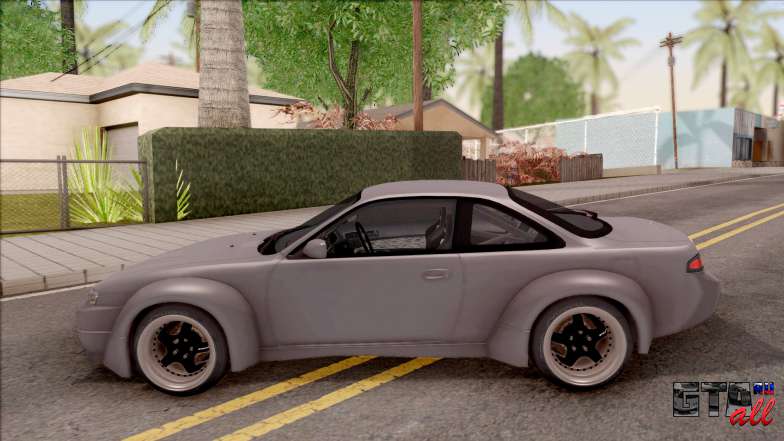 Nissan 200SX Rocket Bunny v3 я GTA San Andreas - вид сбоку