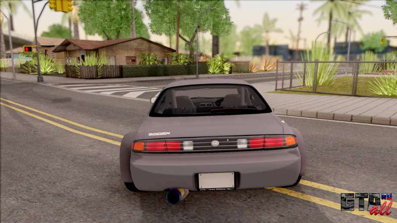 Nissan 200SX Rocket Bunny v3 я GTA San Andreas - вид сзади