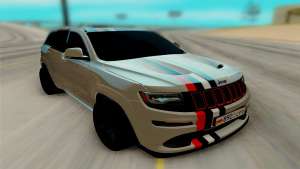 Jeep Grand Cherokee SRT для GTA San Andreas - вид спереди