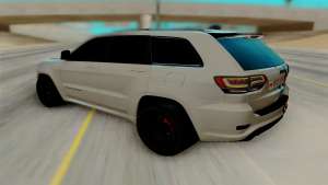 Jeep Grand Cherokee SRT для GTA San Andreas - вид сзади