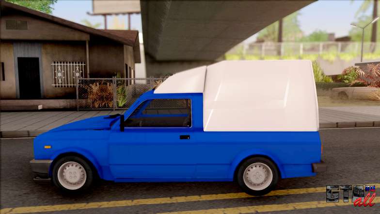 Zastava Skala 1.1 Poly Hitna Pomoc для GTA San Andreas - вид сбоку