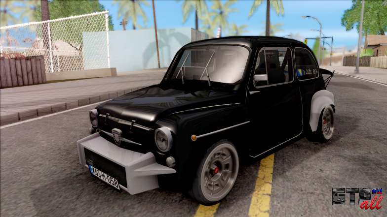 Fiat Abarth 1000TC Rally для GTA San Andreas - вид спереди