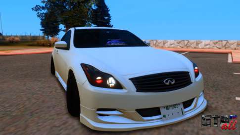 Infiniti G37 для GTA San Andreas - вид спереди