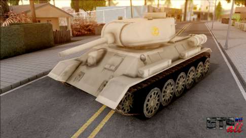 T-34 Z для GTA San Andreas - вид спереди