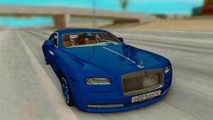 Rolls Royce Wraith для GTA San Andreas - вид спереди