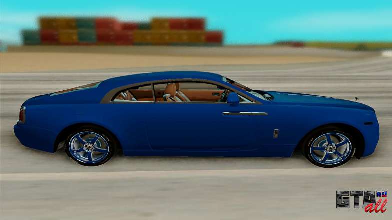 Rolls Royce Wraith для GTA San Andreas - вид сбоку