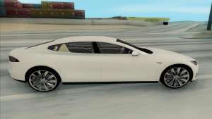 Tesla Model S для GTA San Andreas - вид сбоку