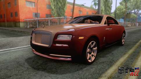 Rolls-Royce Wraith 2014 Coupe для GTA San Andreas - вид спереди