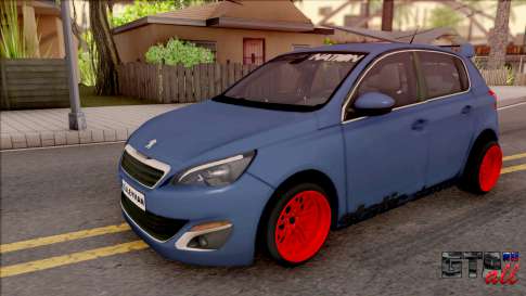 Peugeot 308 STANCE NATION для GTA San Andreas - вид спереди