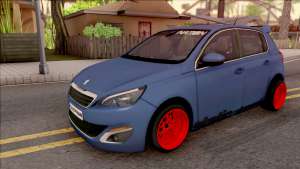 Peugeot 308 STANCE NATION для GTA San Andreas - вид спереди