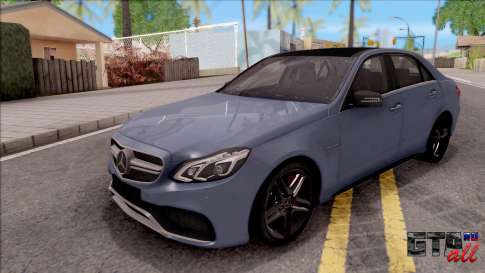 Mercedes-Benz E63 AMG v2 для GTA San Andreas - вид спереди