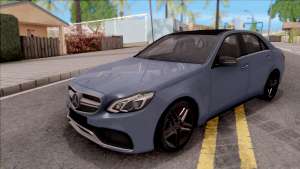 Mercedes-Benz E63 AMG v2 для GTA San Andreas - вид спереди