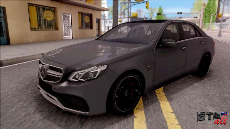 Mercedes-Benz E63 AMG для GTA San Andreas - вид спереди