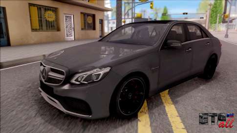 Mercedes-Benz E63 AMG для GTA San Andreas - вид спереди