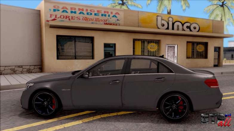 Mercedes-Benz E63 AMG для GTA San Andreas - вид сбоку