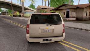 Chevrolet Tahoe LTZ 2008 я GTA San Andreas - вид сзади