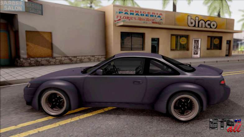 Nissan 200SX Rocket Bunny v4 для GTA San Andreas - вид сбоку