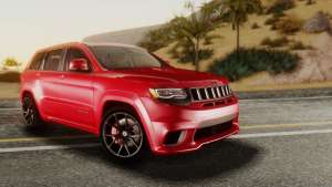 Jeep SRT 8 TrackHawk для GTA San Andrreas - вид спереди