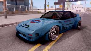 Nissan 240SX 1994 Rocket Bunny RB Performance для GTA San Andreas - вид спереди