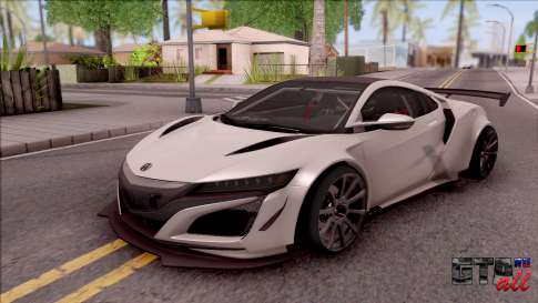 Acura NSX Forza Ediiton для GTA San Andreas - вид спереди