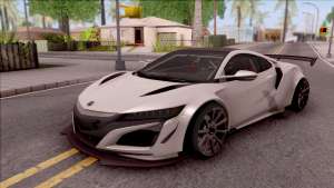 Acura NSX Forza Ediiton для GTA San Andreas - вид спереди