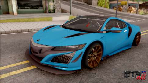 Acura NSX 2017 Stock Beta для GTA San Andreas - вид спереди