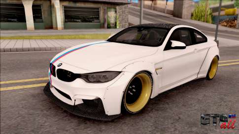 BMW M4 LB Walk для GTA San Andreas - вид спереди